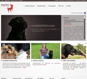 Referenzen Websites b,wert Kommunikation: Sonja Seitz Hundecoaching